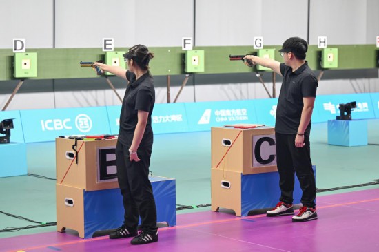 炒股股票配资网站 十五运会射击步手枪收官 5项成绩超世界纪录